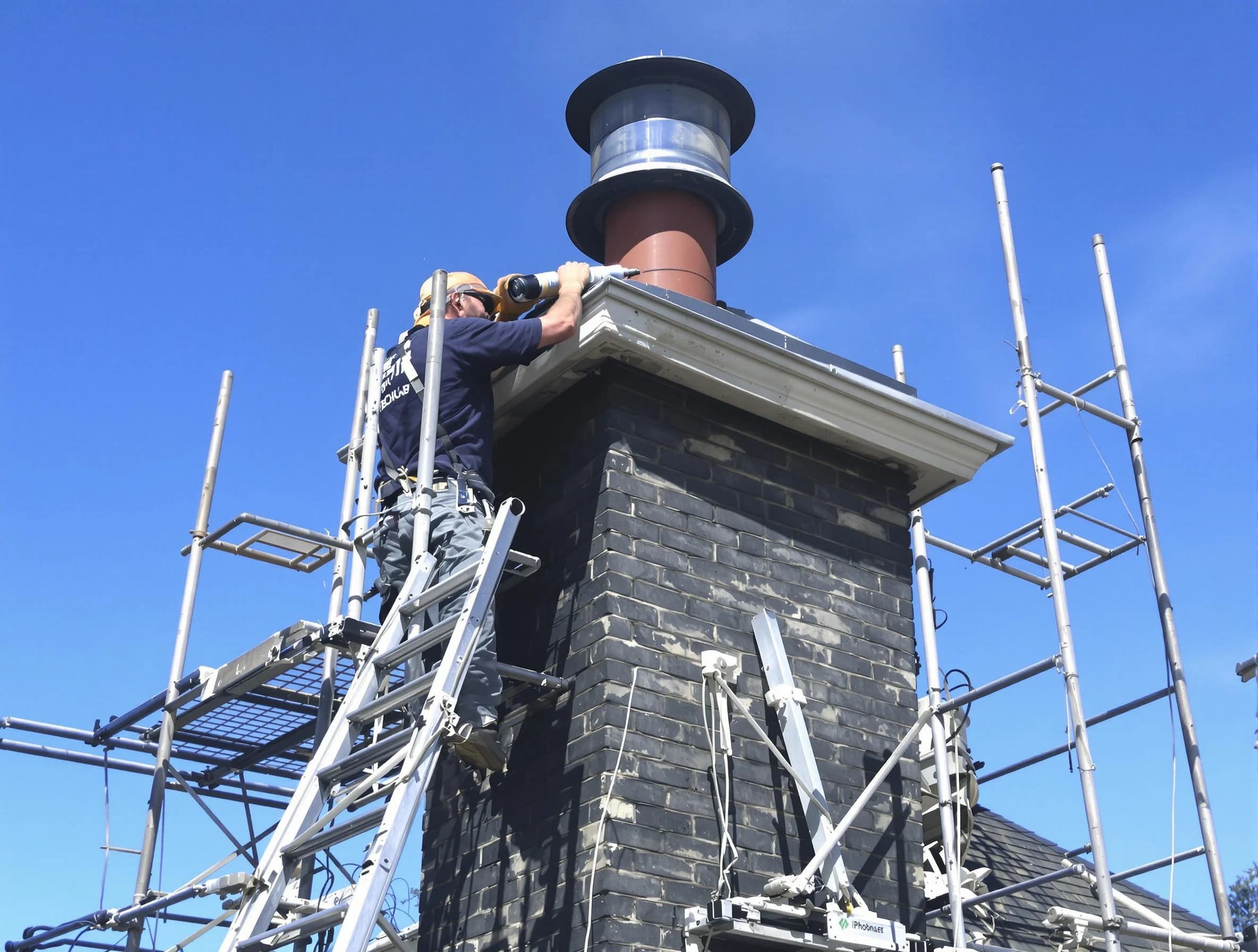 Sturdy chimney crown finished by Franklin Chimney Sweep in Franklin, TN
