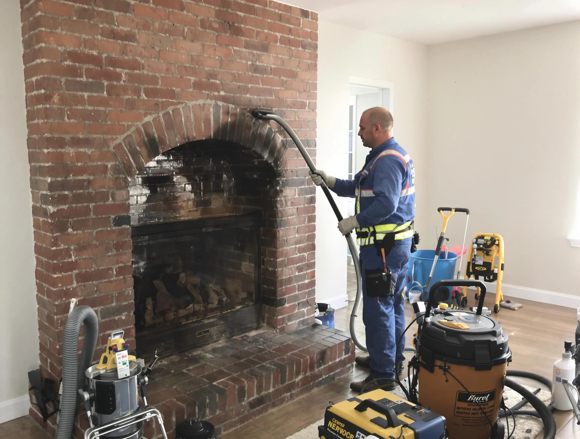 Franklin Chimney Sweep expert performing detailed chimney sweep in Franklin, TN