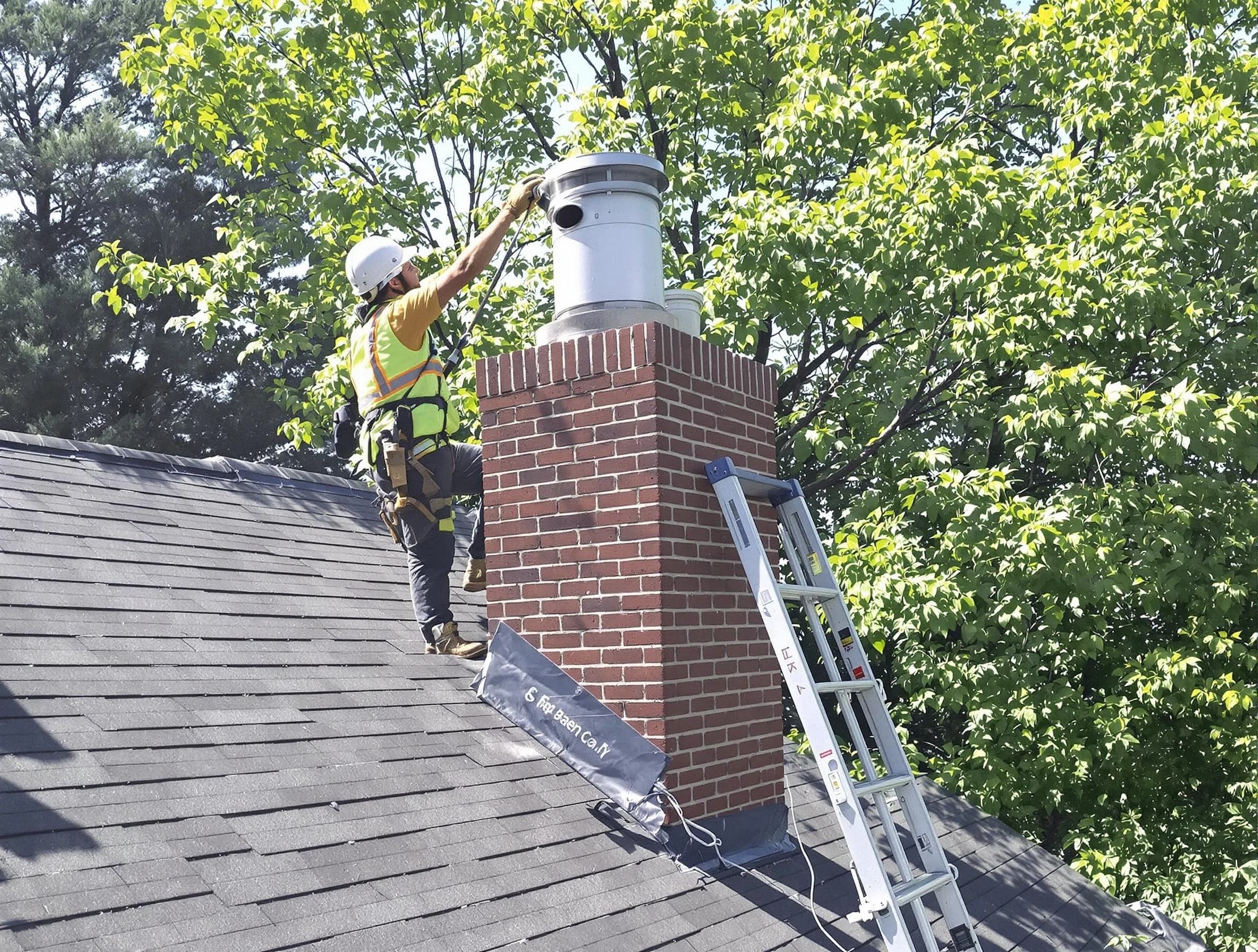 Chimney liner inspection by Franklin Chimney Sweep in Franklin, TN