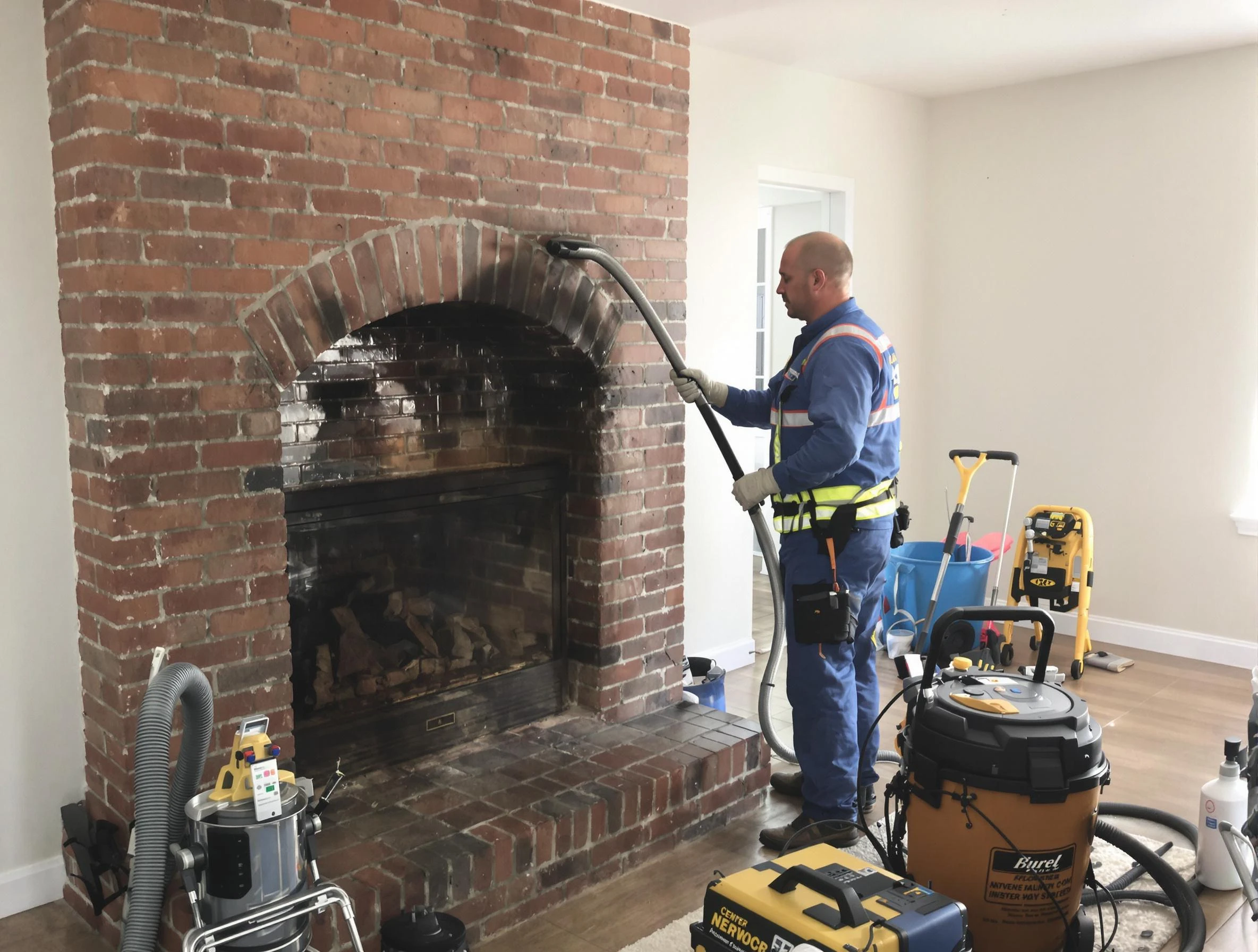 Franklin Chimney Sweep expert performing detailed chimney sweep in Franklin, TN